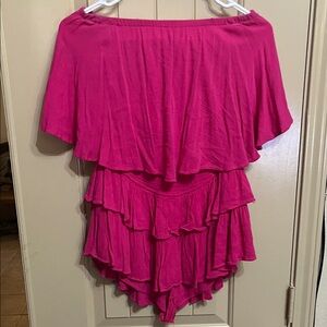 Mustard Seed Pink Romper